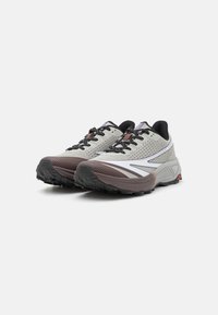 HI-TEC HTS74 FLASH TRAIL UNISEX - Zapatillas - gray violet/shark/chocolate plum