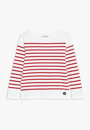 AMIRAL MARINIÈRE - Long sleeved top - blanc/braise