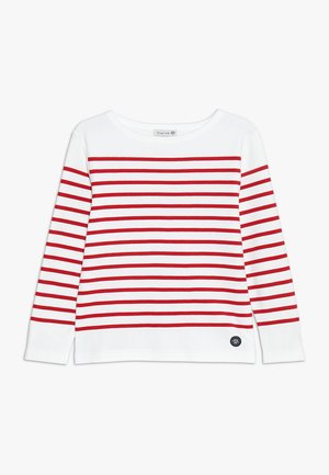 AMIRAL MARINIÈRE - Long sleeved top - blanc/braise