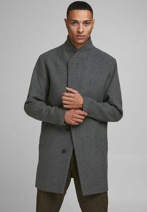 J&J - Classic coat - dark grey melange