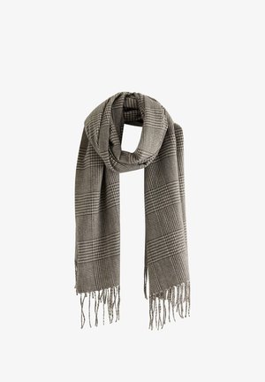 Lindex, LINDEX CHECKED WOVEN SCARF LINDEX - Sjal / Tørklæder - dark brown
