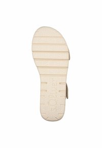 s.Oliver Wedge sandals - champagne