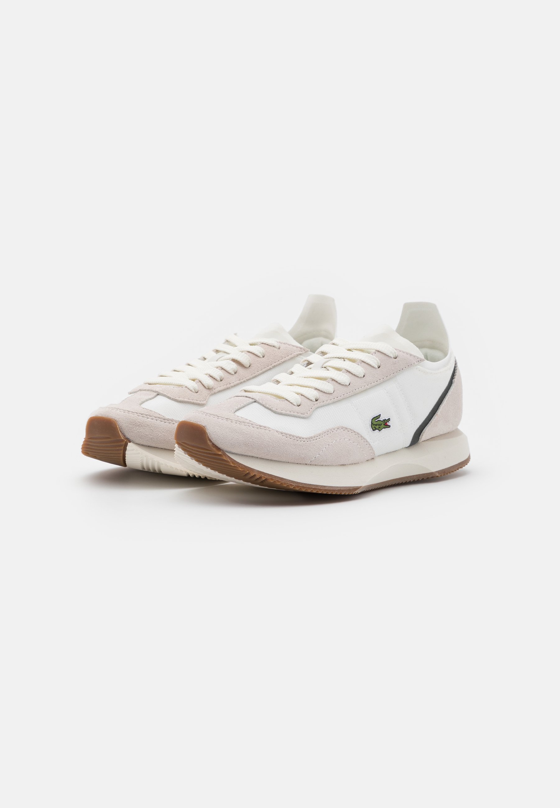 Lacoste MATCH BREAK - Zapatillas - offwhite/dark green/crema - Zalando.es