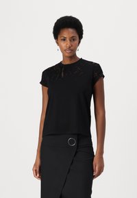 AllSaints - ANNA SNAKE TEE - Print T-shirt - black Thumbnail Image 1