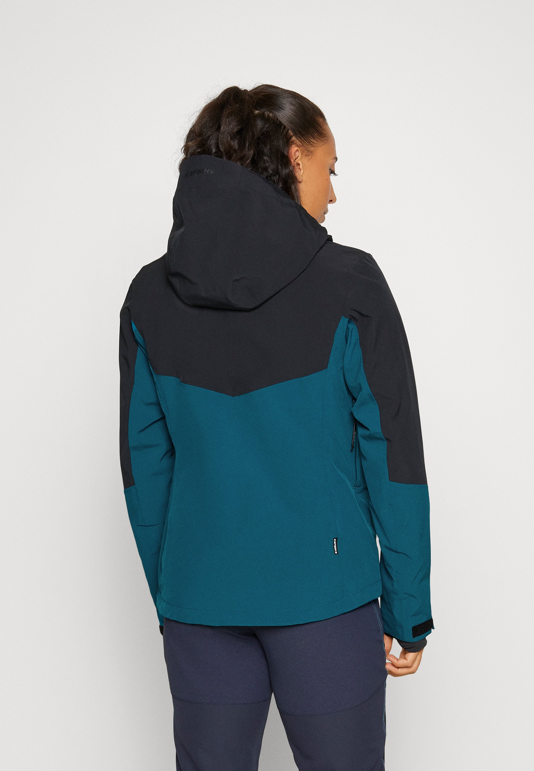 Icepeak Delavan Windbreaker Emerald, Women's, Size: 16, Blue