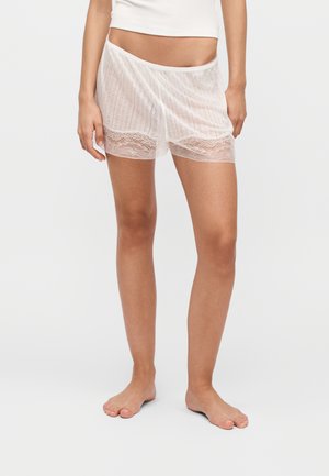 KIKI DE MONTPARNASSE, POINTELLE TAP SHORT - Pantalón de pijama - ivory
