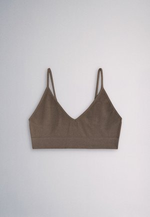 THE SET, BRALETTE FIT - 5 PACK SEAMFREE CROP BRA . - Bustier - chocolate brown  mocha brown  cream