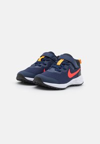 Nike Performance NIKE REVOLUTION 6 (PSV) - Utcai futócipők - midnight navy/bright crimson/black/yellow ochre