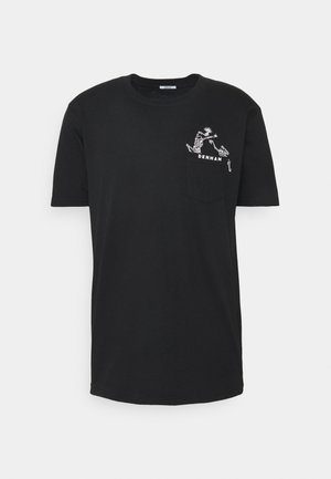 FRIDAY TEE - Printtipaita - black