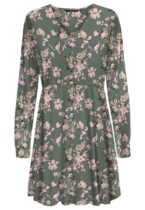 Vero Moda VMANNA SHORT DRESS - Φόρεμα ημέρας - laurel wreath/anna