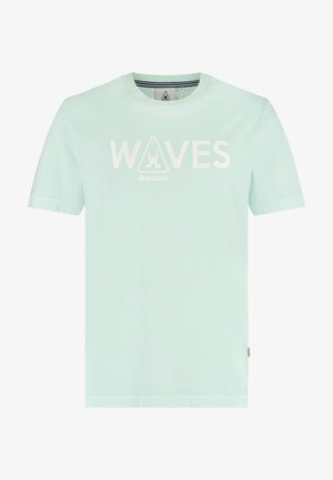 BLUE RAYS - Print T-shirt - BLUE GLASS