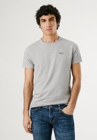 Pepe Jeans - ORIGINAL BASIC - Basic T-shirt - grey marl Thumbnail Image 1