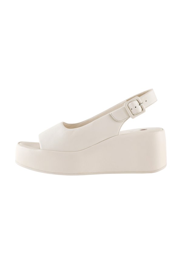 LOU - Plateausandalette - creme
