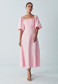 WILLA - SANNA MIDI DRESS - Day dress - pale pink Thumbnail Image 1
