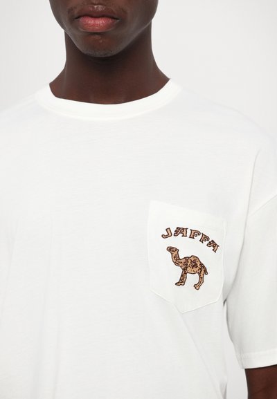 HOUSE OF JAFFA POCKETED UNISEX - T-shirt imprimé - off white