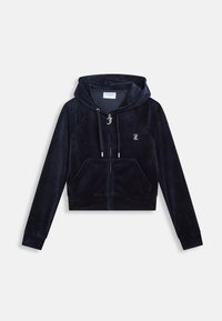 CLASSIC VELOUR HOODIE WITH LOGO  - Sweater met rits - night sky