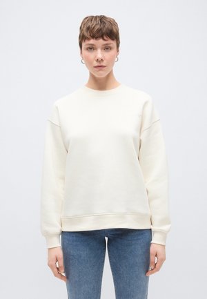 Bluză de molton - offwhite