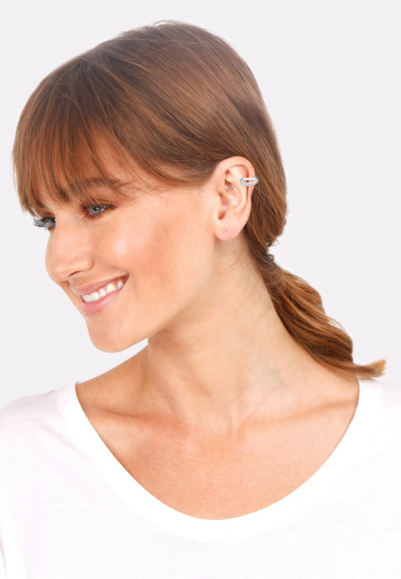 Elli - EARCUFF ELEGANT - Korvakorut - silber, Suurenna