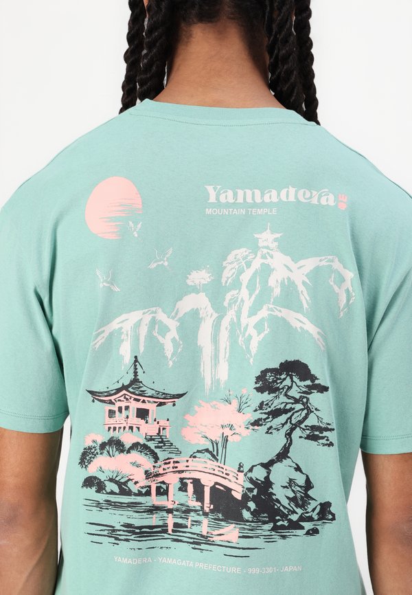 JORYAMADERA TEE CREW NECK UNISEX - Print T-shirt - creme de menthe2