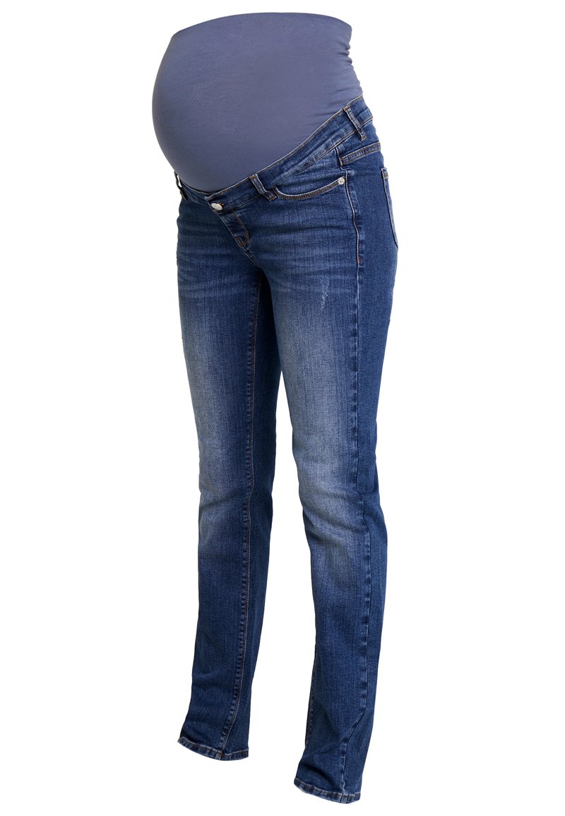 Esprit Maternity Straight leg jeans blauw denim/bluedenim