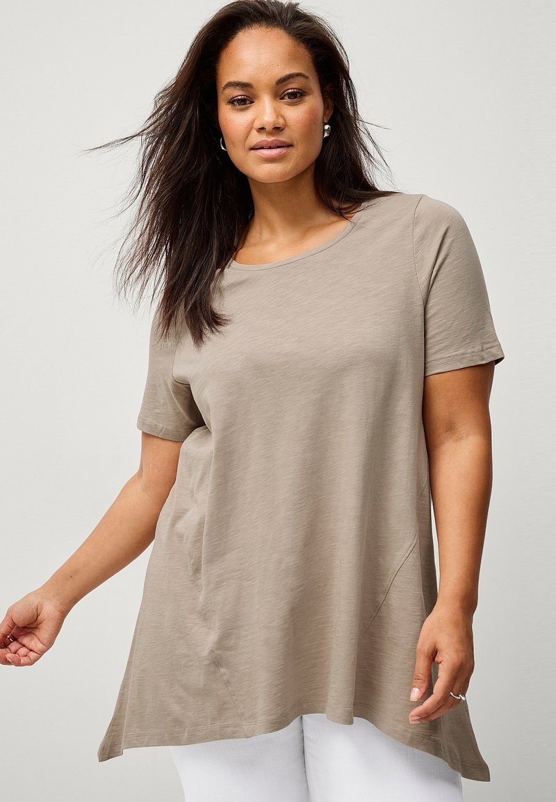 Ellos Plus collection Camiseta básica - dunkelbeige