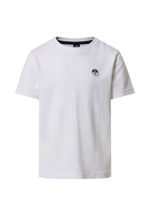 WITH LOGO PATCH - Camiseta básica - white