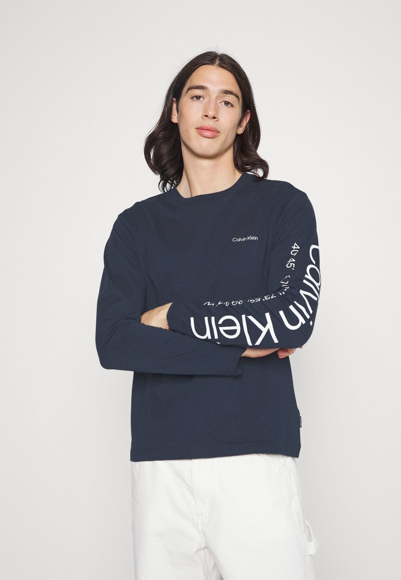 Calvin Klein LOGO COORDINATES - Camisola de manga comprida - navy