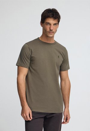 SHORT SLEEVE CREWNECK HW25 RIGBY GO    - Camiseta básica - military green