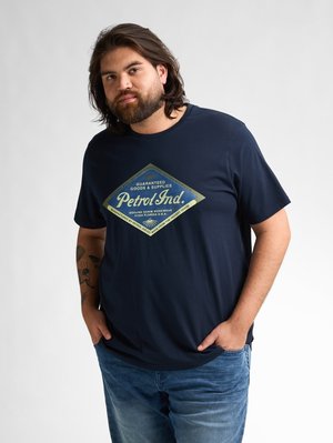 Petrol Industries ARTWORK VISTA - Print T-shirt - navy blue
