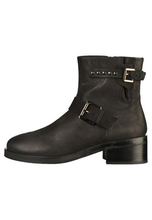 Cowboy/biker ankle boot - anthracite