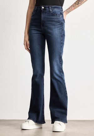 SYLVIA HIGH RISE FLARED JEANS - Τζιν καμπάνα - denim blue black