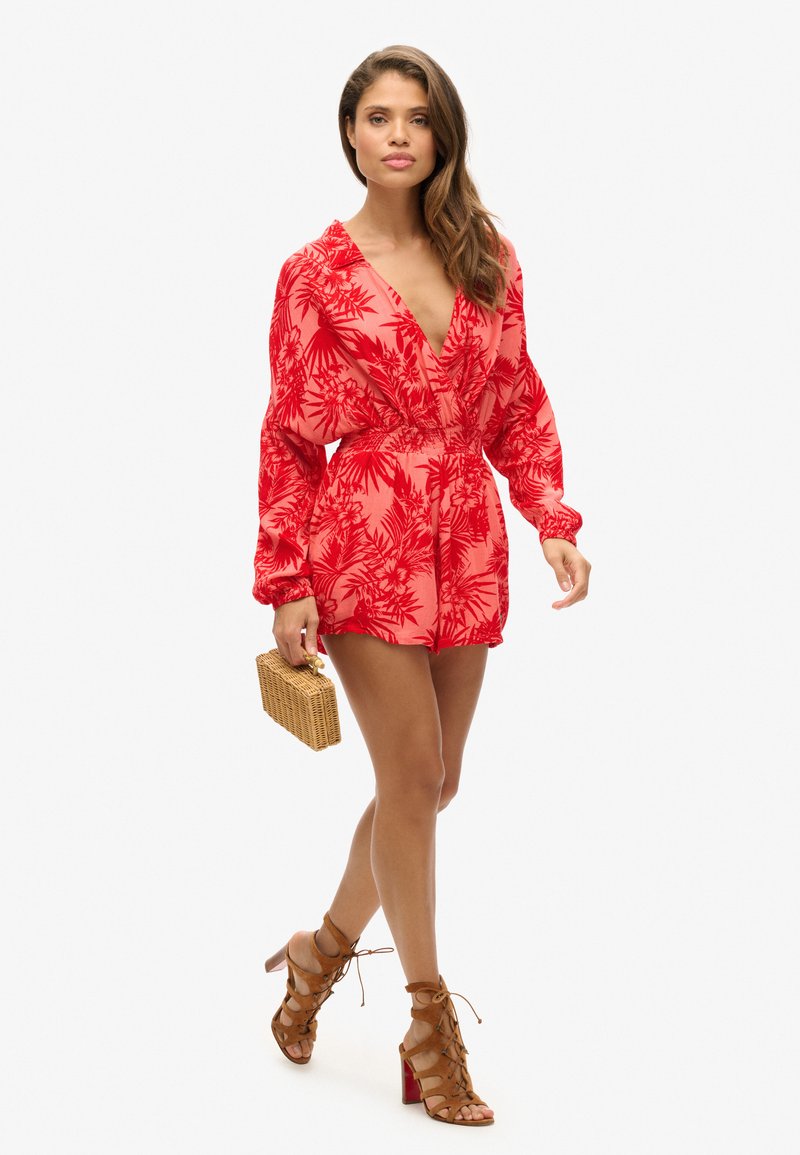 Superdry & Co Jumpsuit koraalrood