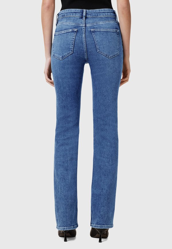 HALDAN - Bootcut jeans - mid indigo2