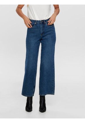 Vaqueros a campana - dark blue denim