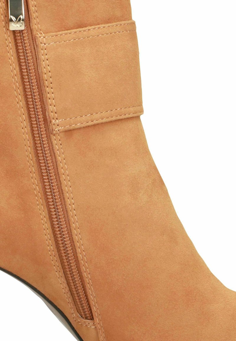 Damen Klassische Stiefel | Caprice High Heel Stiefelette curcuma suede/gelb - SB78269 Damen Klassische Stiefel | Caprice High Heel Stiefelette curcuma suede/gelb - SB78269