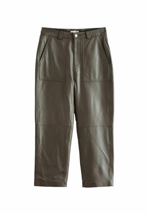 REGULAR FIT - Odinės kelnės - khaki green