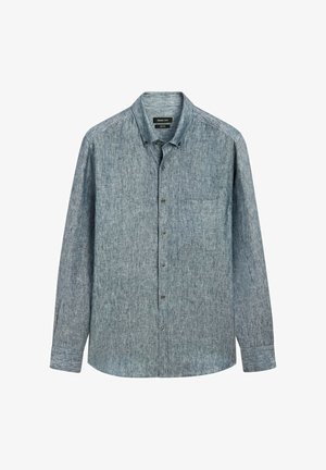 Massimo Dutti, Chemise - mottled dark blue