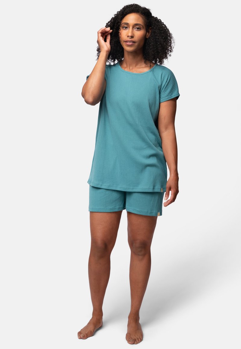 loud + proud DERBY - T-shirt basic - hellblau
