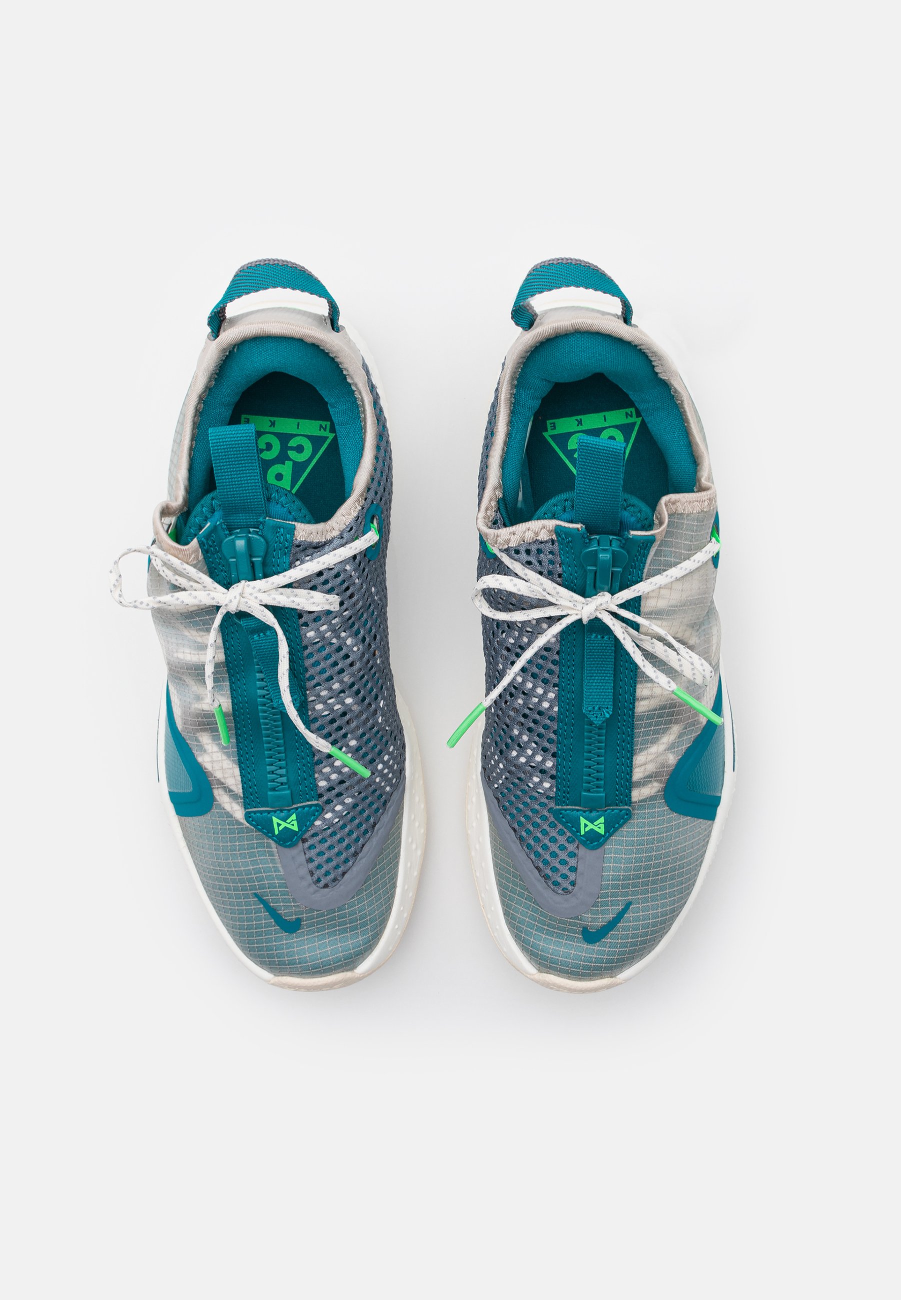 Nike Performance PG 4 - Basketball shoes - sail/cool  grey/natural/multi-coloured - Zalando.ie