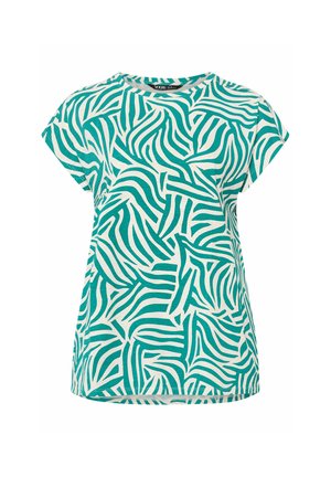 Yours Clothing, WOMEN'S CASUAL TOPS - Printtipaita - teal
