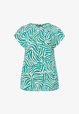 Yours Clothing, WOMEN'S CASUAL TOPS - T-shirts print - teal