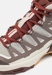 Salomon X ULTRA 360 EDGE MID GTX - Hikingskor - silver cloud/iron/rum raisin