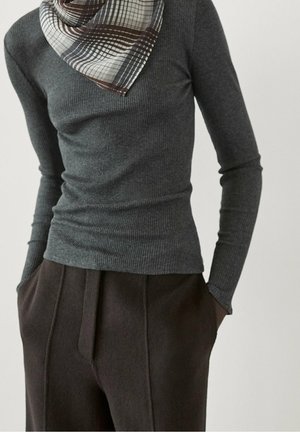Long sleeved top - dark grey
