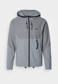 BOSS SWOVEN - Träningsjacka - dark beige