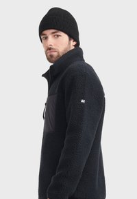 Aigle Giacca in pile - black