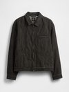 PINSTRIPE ZIP JACKET - Jeansjacka - black
