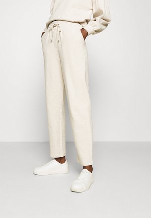 CESARINE PANTS - Kalhoty - pastel parchment melange
