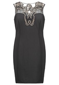 Little Mistress Curvy Cocktailklänning - black