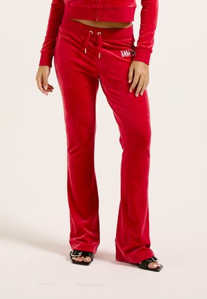 Juicy Couture IMPACT LISA LOW RISE - Tracksuit bottoms - astor red