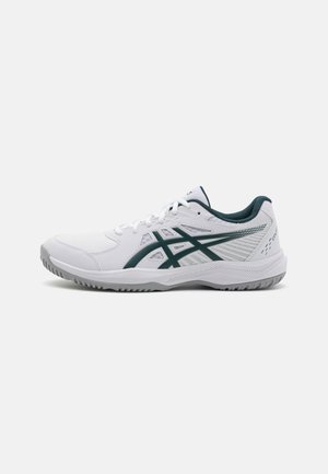 COURT SLIDE 4 - Multicourt tennis shoes - white/saxon green